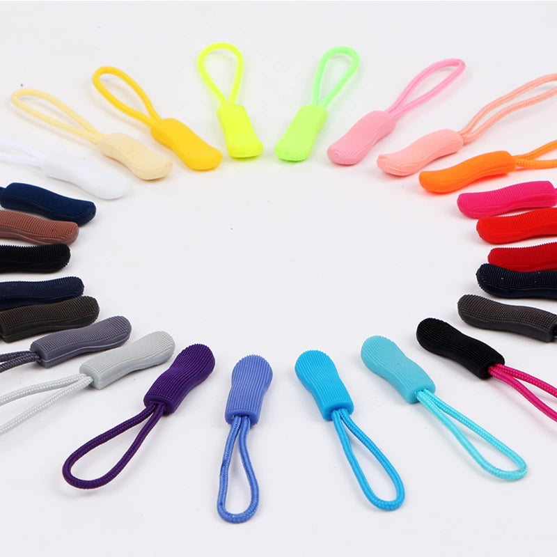 oxt Upgraded 20PCS Premium Black Zipper Pulls - Replacement Zipper Tab Tags Cord Extension Fixer for Luggage, Backpacks, Jackets, Purses, Handbags - Image 4